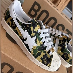 Adidas x Bape Superstars 9.5M/11W